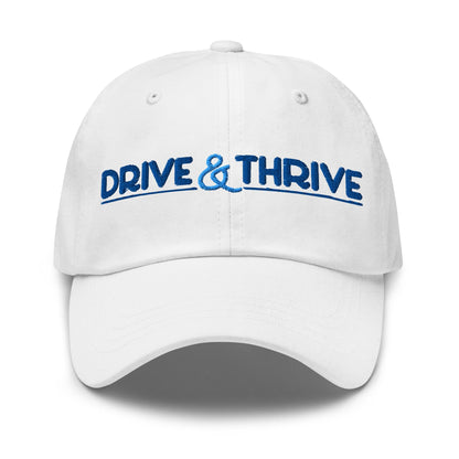 Drive & Thrive Embroidered Golf Cap - Funny Golf Tee by Swing Epic