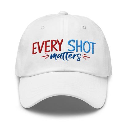 Every Shot Matters Embroidered Golf Cap - Funny Golf Tee by Swing Epic