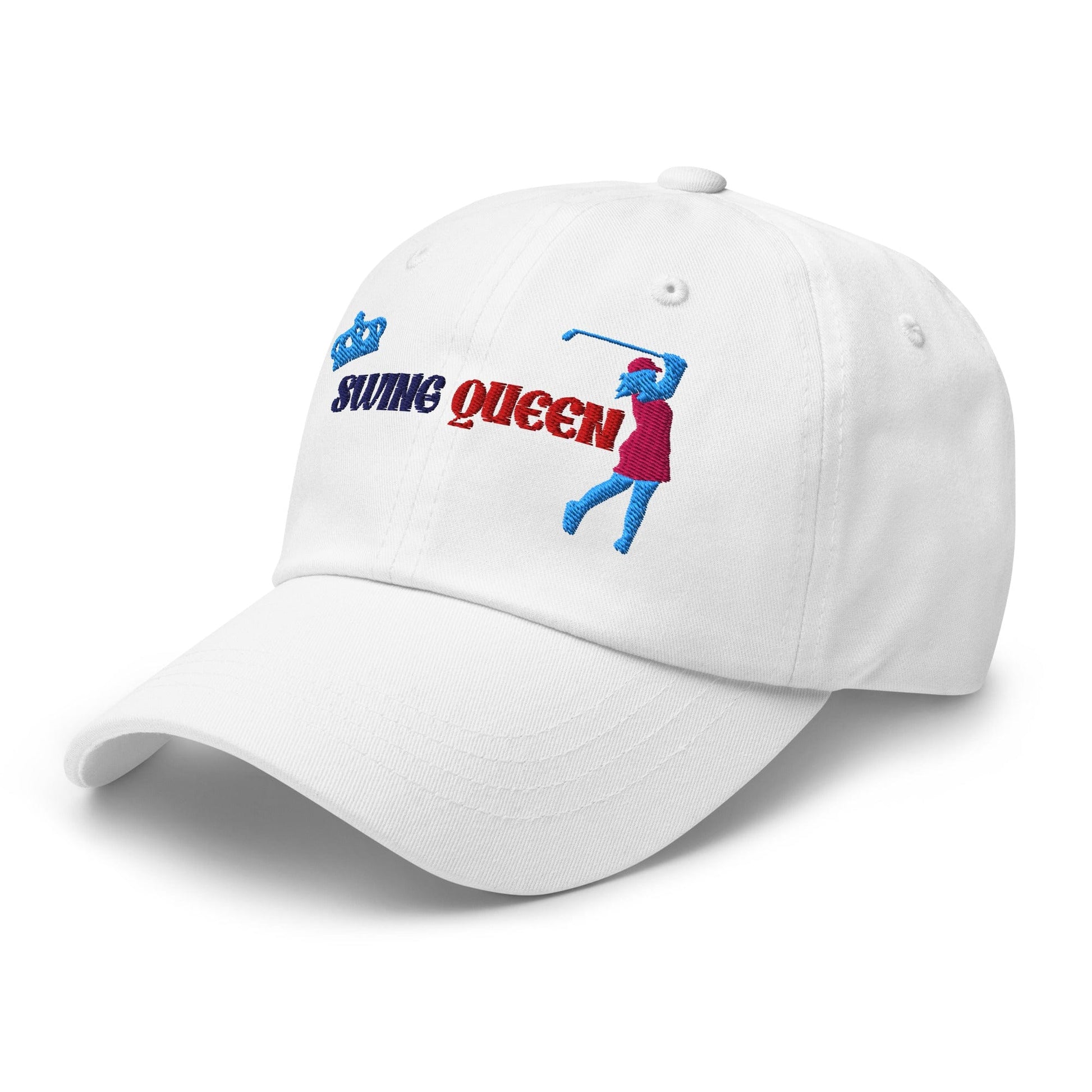 Swing Queen Embroidered Golf Cap - Funny Golf Tee by Swing Epic