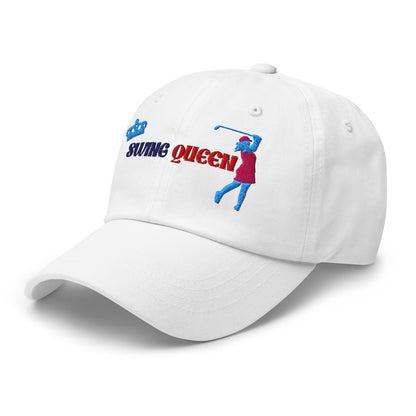 Swing Queen Embroidered Golf Cap - Funny Golf Tee by Swing Epic