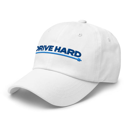 Drive Hard Embroidered Golf Cap - Funny Golf Tee by Swing Epic
