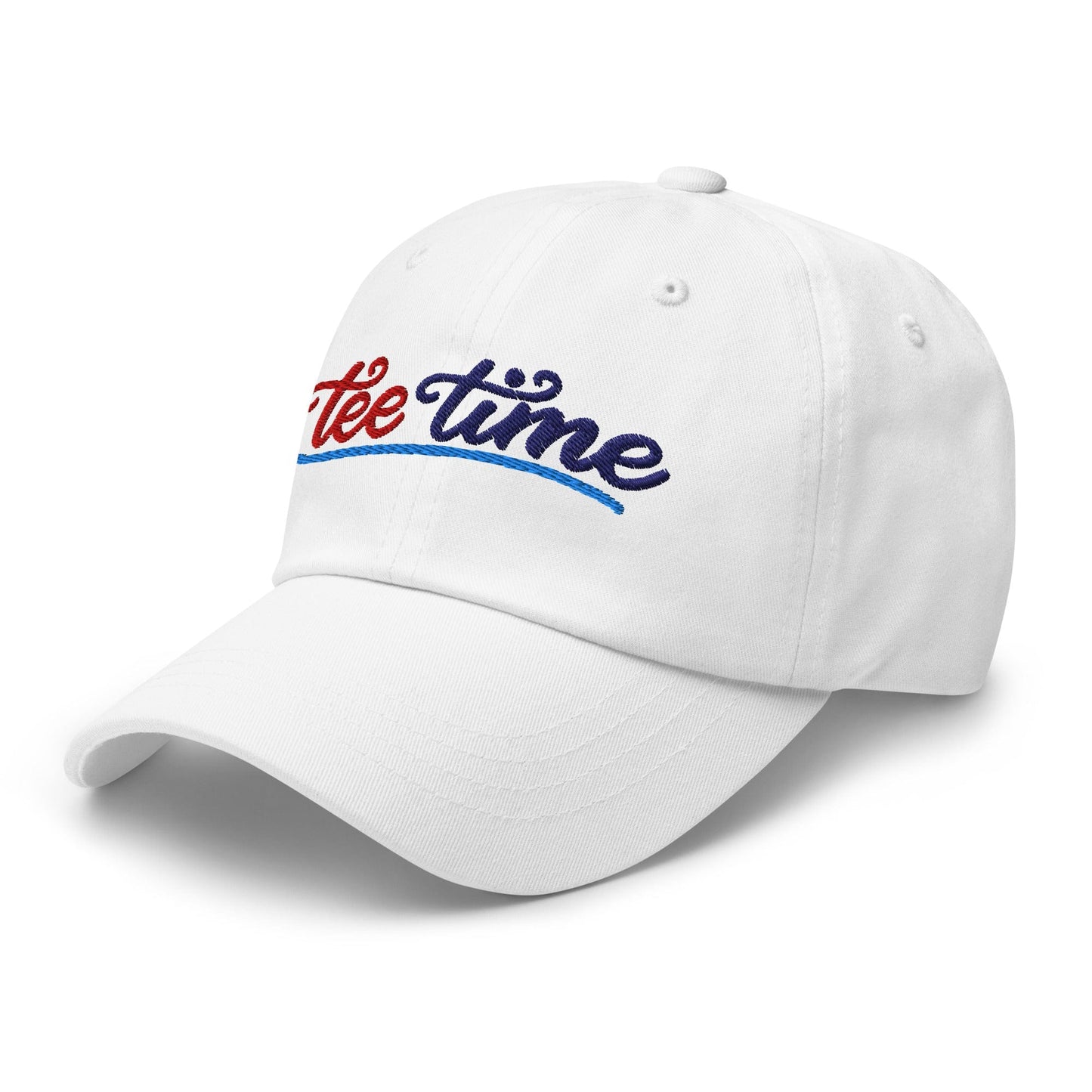 Tee Time Embroidered Golf Cap - Funny Golf Tee by Swing Epic