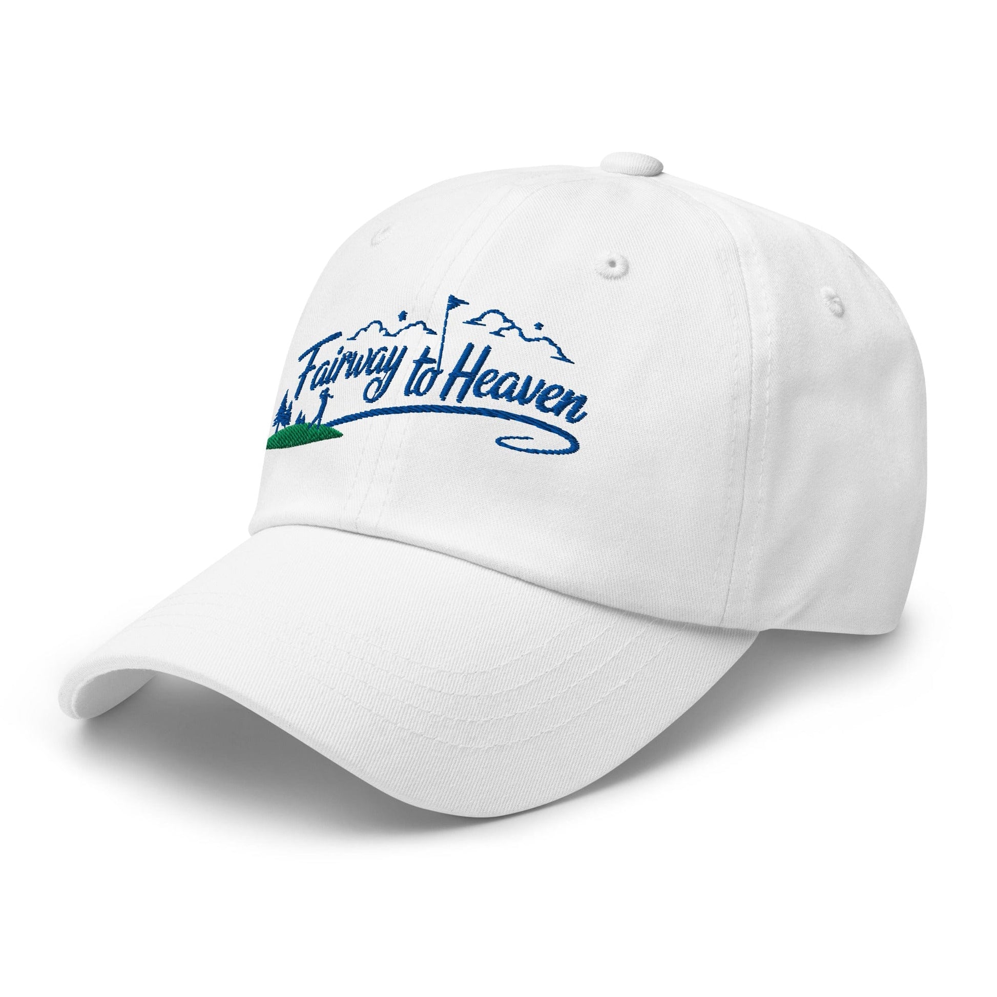Fairway to Heaven Embroidered Golf Cap - Funny Golf Tee by Swing Epic