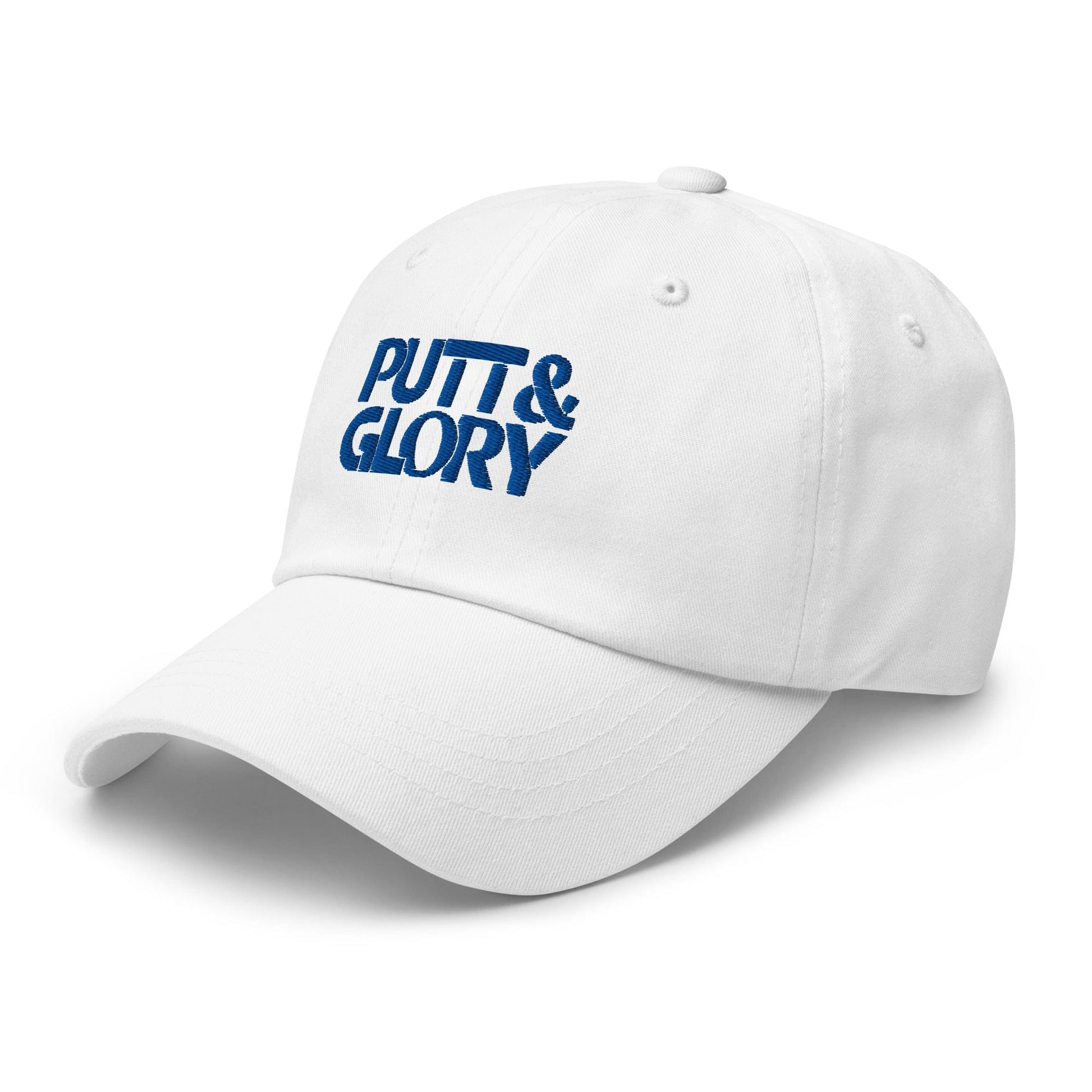 Putt and Glory Embroidered Golf Cap - Funny Golf Tee by Swing Epic