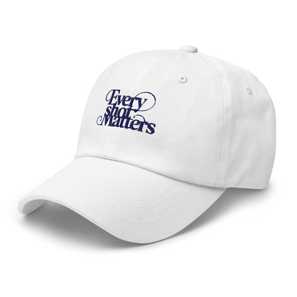 Every Shot Matters Fun Quirky Spirit Embroidered Golf Cap - Funny Golf Tee by Swing Epic