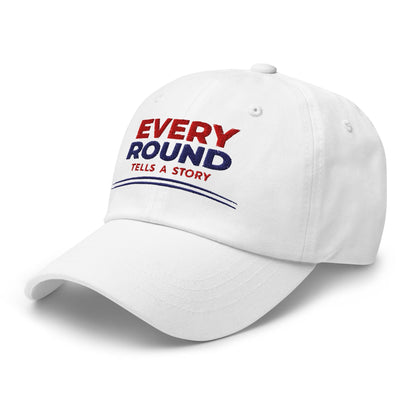 Every Round Tells A Story Embroidered Golf Cap - Funny Golf Tee by Swing Epic