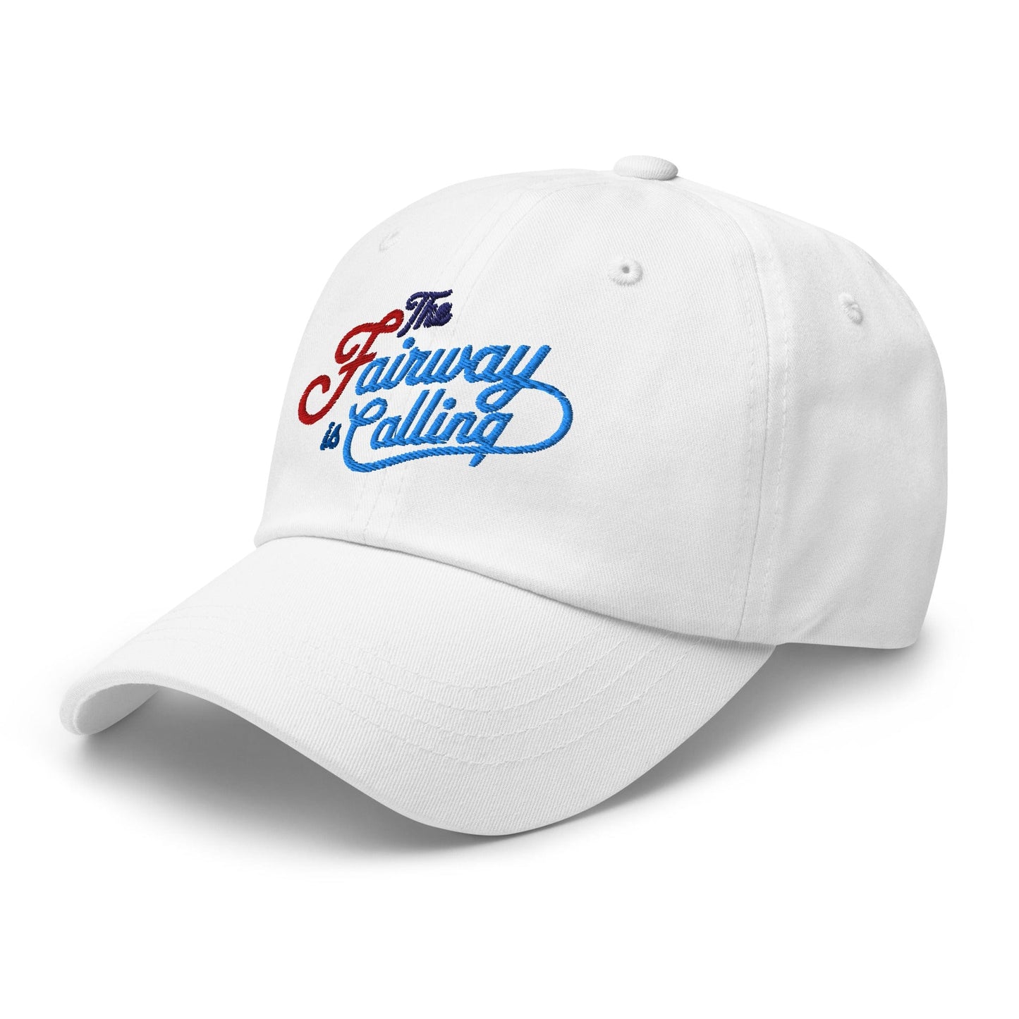 The Fairway is Calling Fun Quirky Embroidered Golf Cap - Funny Golf Tee by Swing Epic