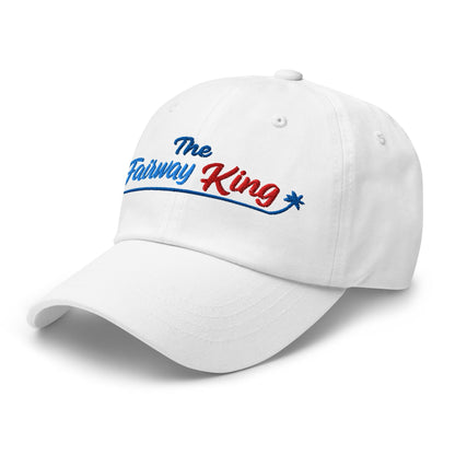 The Fairway King Embroidered Golf Cap - Funny Golf Tee by Swing Epic