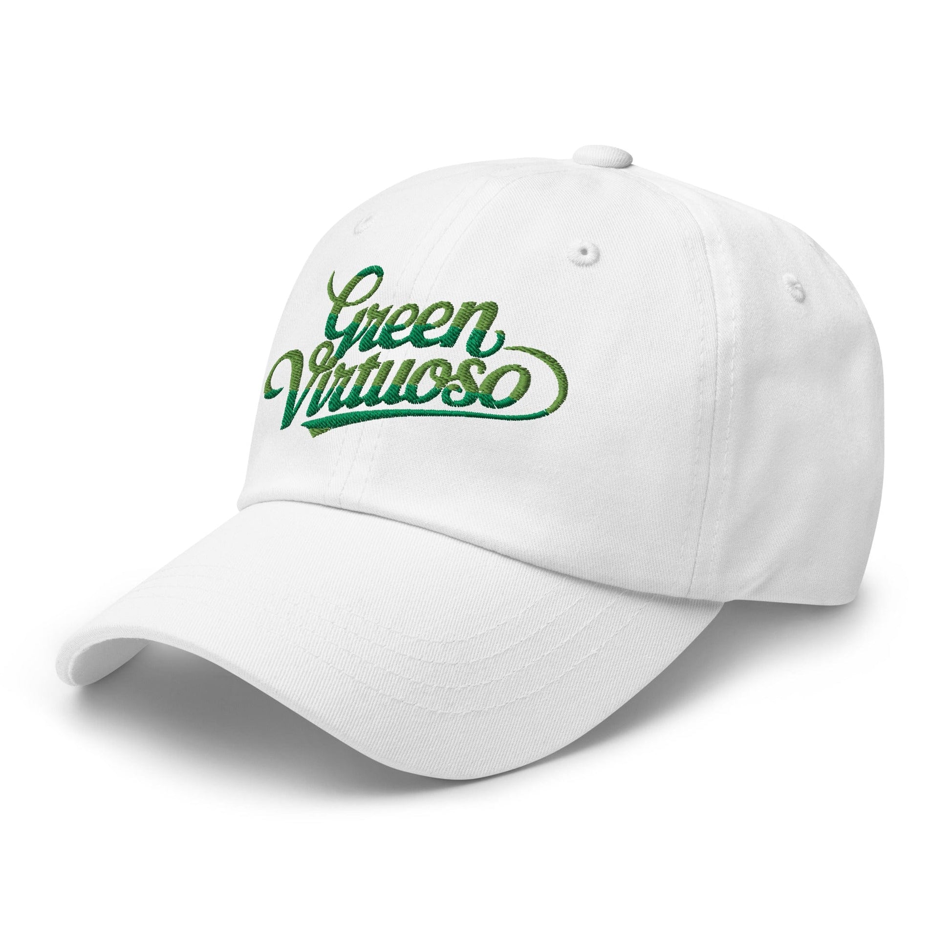 Green Virtuoso Embroidered Golf Cap - Funny Golf Tee by Swing Epic