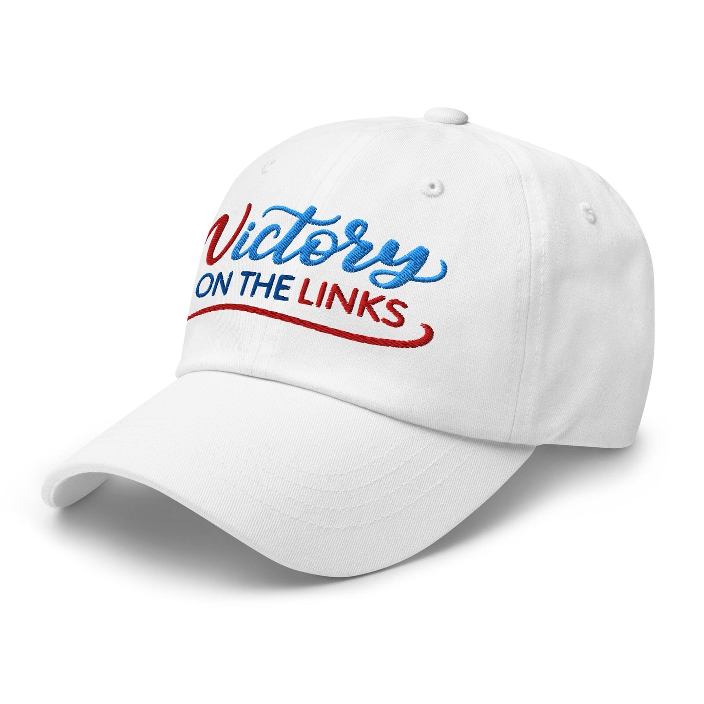 Victory on the Links Fun and Unique Embroidered Golf Cap - Funny Golf Tee by Swing Epic
