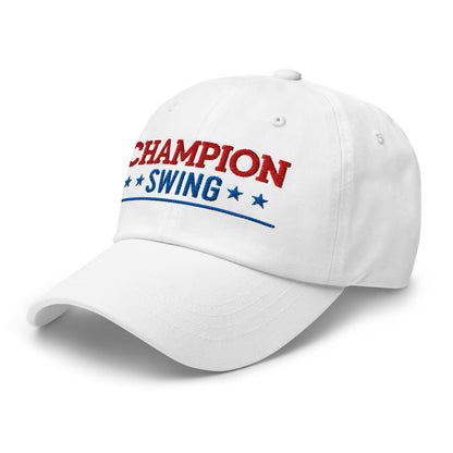 Champion Swing Star-Studded Fun Embroidered Golf Cap - Funny Golf Tee by Swing Epic