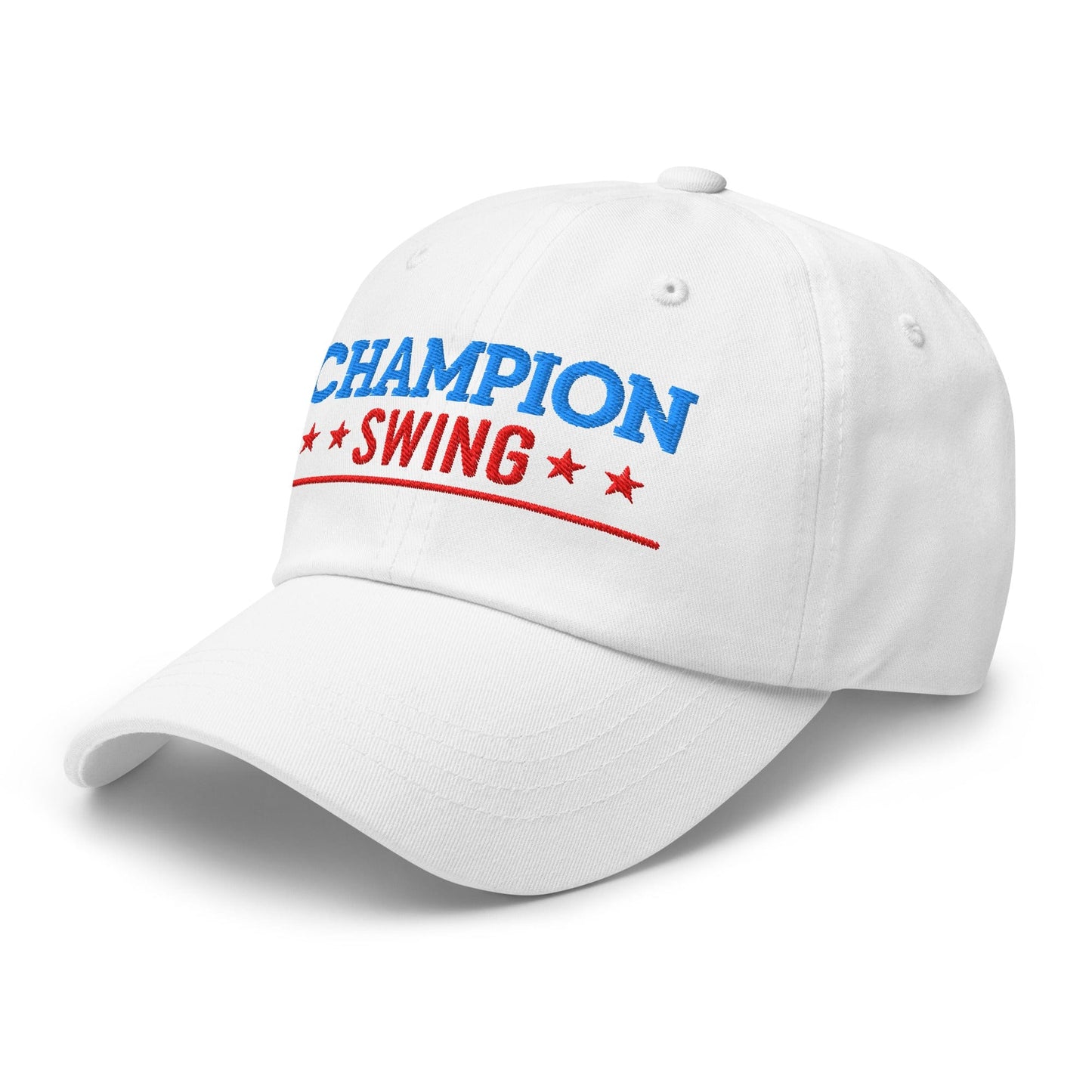Champion Swing Star-Studded Fun Embroidered Golf Cap - Funny Golf Tee by Swing Epic