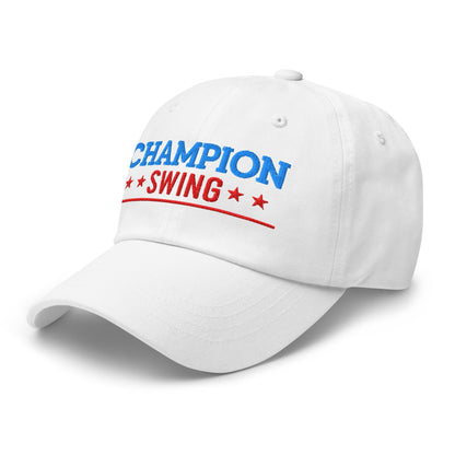 Champion Swing Star-Studded Fun Embroidered Golf Cap - Funny Golf Tee by Swing Epic