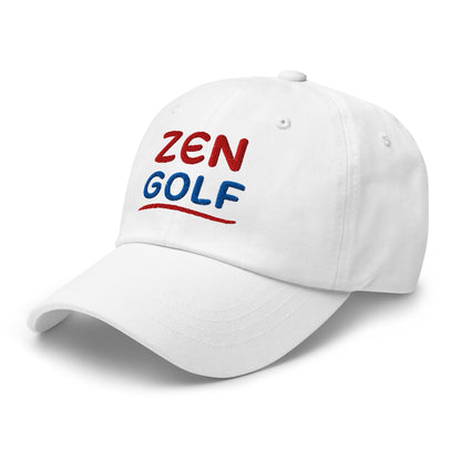 Zen Golf Embroidered Golf Cap - Funny Golf Tee by Swing Epic