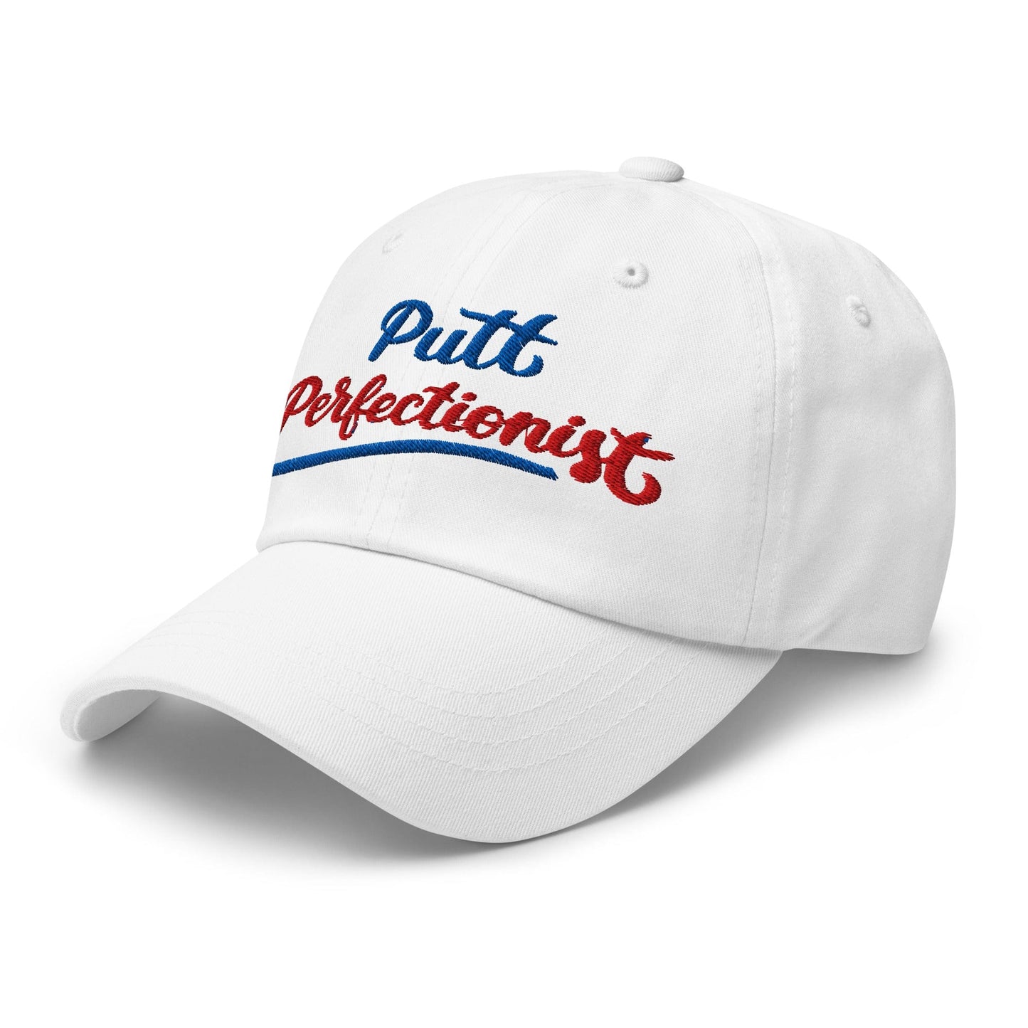 Putt Perfectionist Fun Embroidered Golf Cap - Funny Golf Tee by Swing Epic