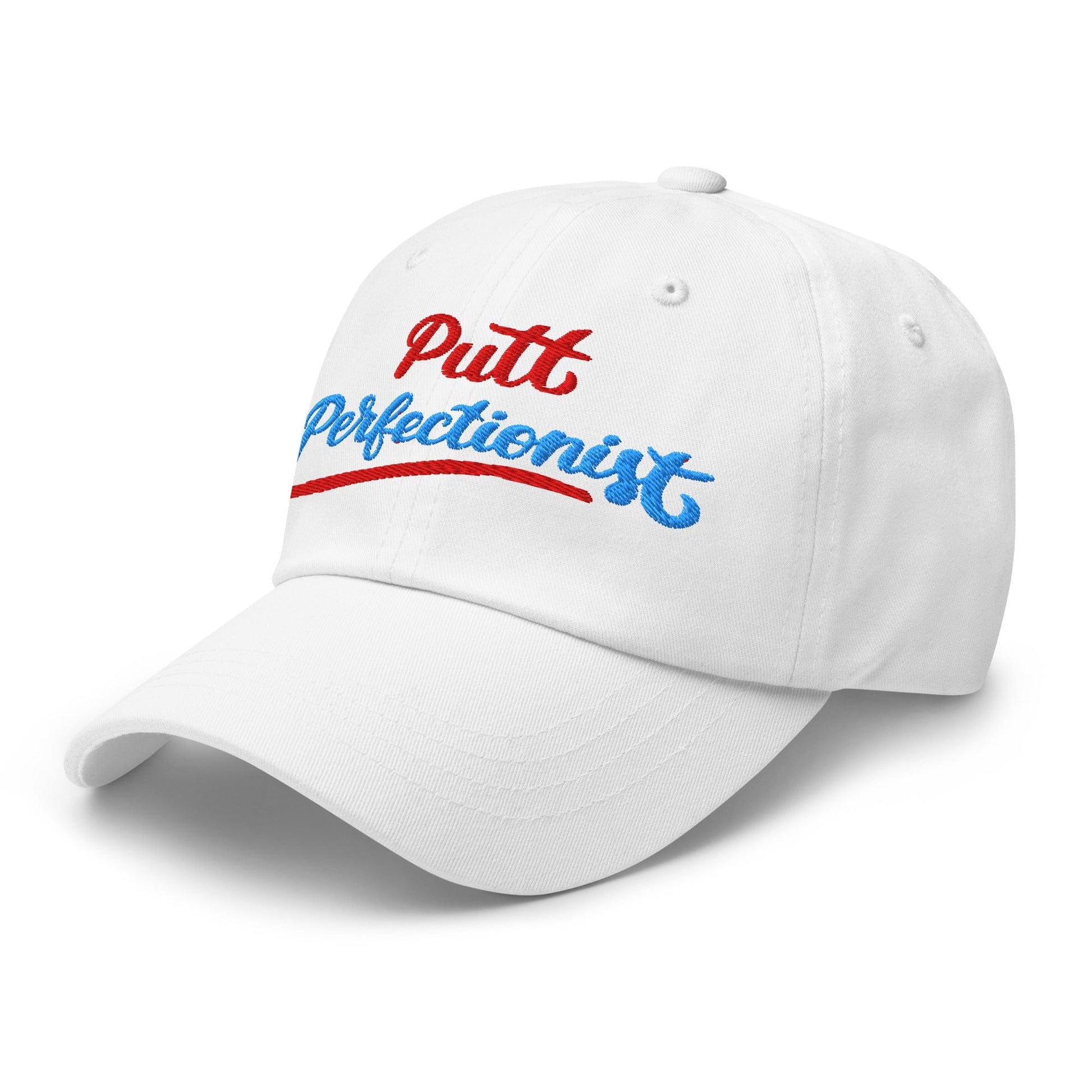 Putt Perfectionist Fun Embroidered Golf Cap - Funny Golf Tee by Swing Epic