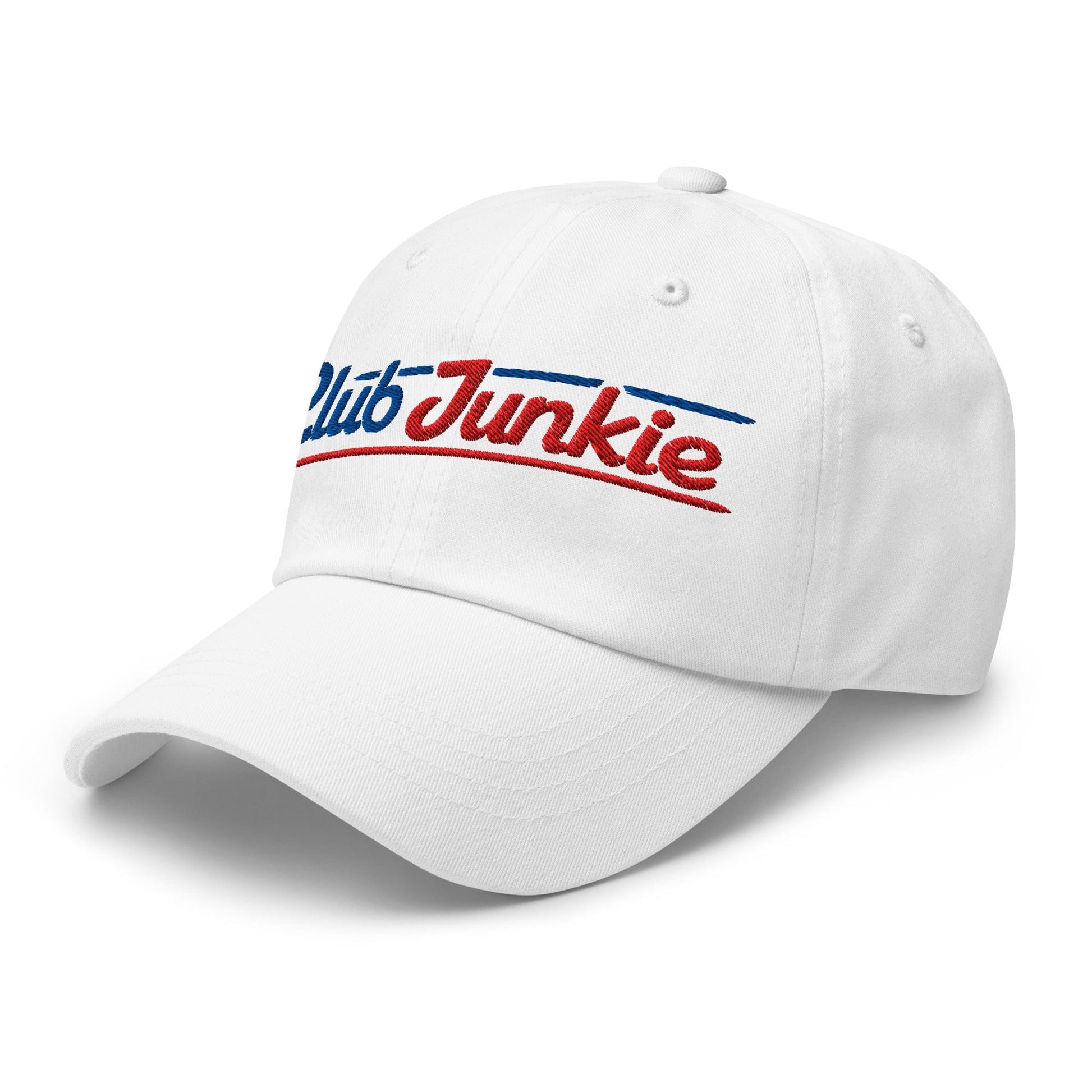 Club Junkie Embroidered Golf Cap - Funny Golf Tee by Swing Epic