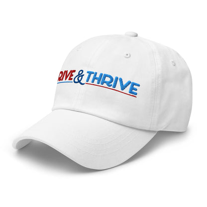 Drive & Thrive Embroidered Golf Cap - Funny Golf Tee by Swing Epic