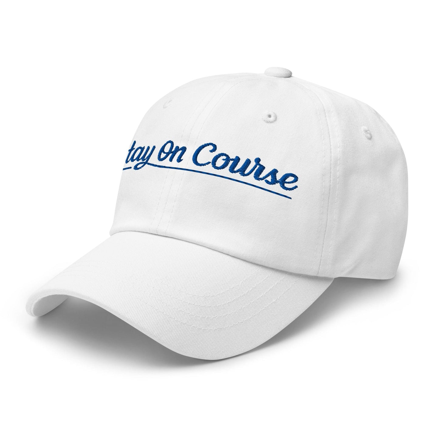 Stay On Course Embroidered Golf Cap - Funny Golf Tee by Swing Epic