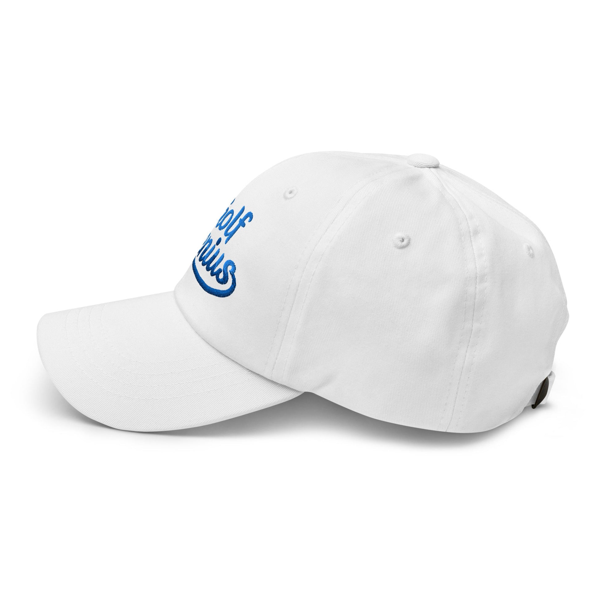 Golf Genius Quirky Fun Spirit Embroidered Golf Cap - Funny Golf Tee by Swing Epic