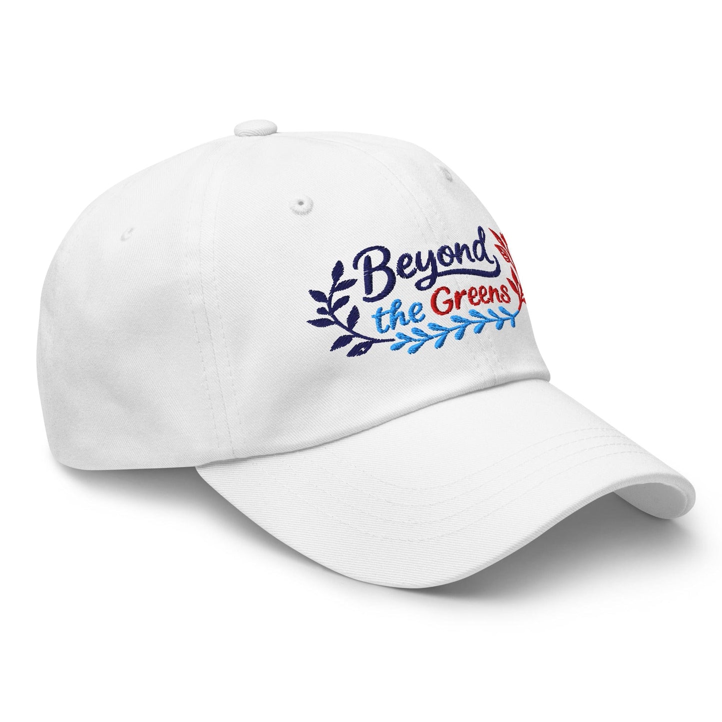 Beyond the Greens Embroidered Golf Cap - Funny Golf Tee by Swing Epic