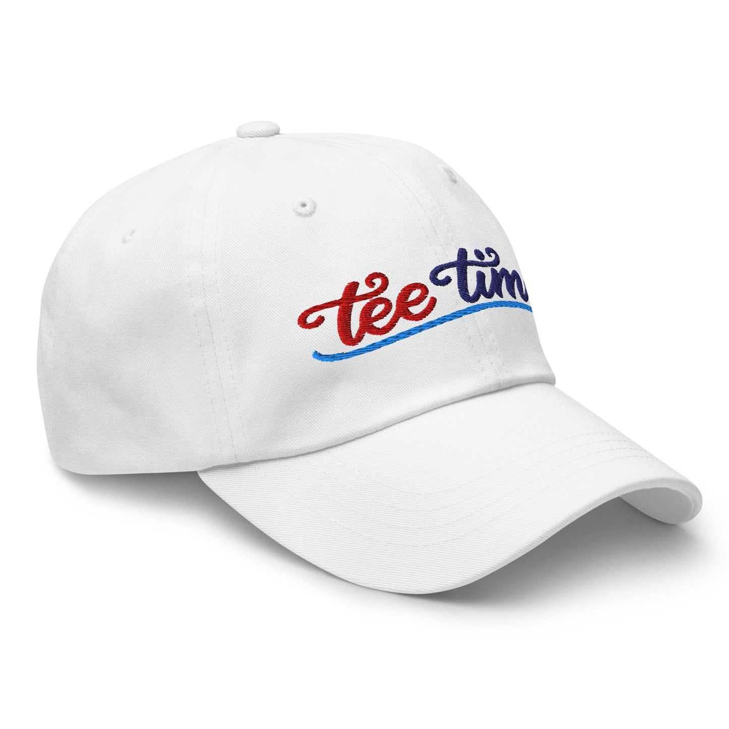 Tee Time Embroidered Golf Cap - Funny Golf Tee by Swing Epic