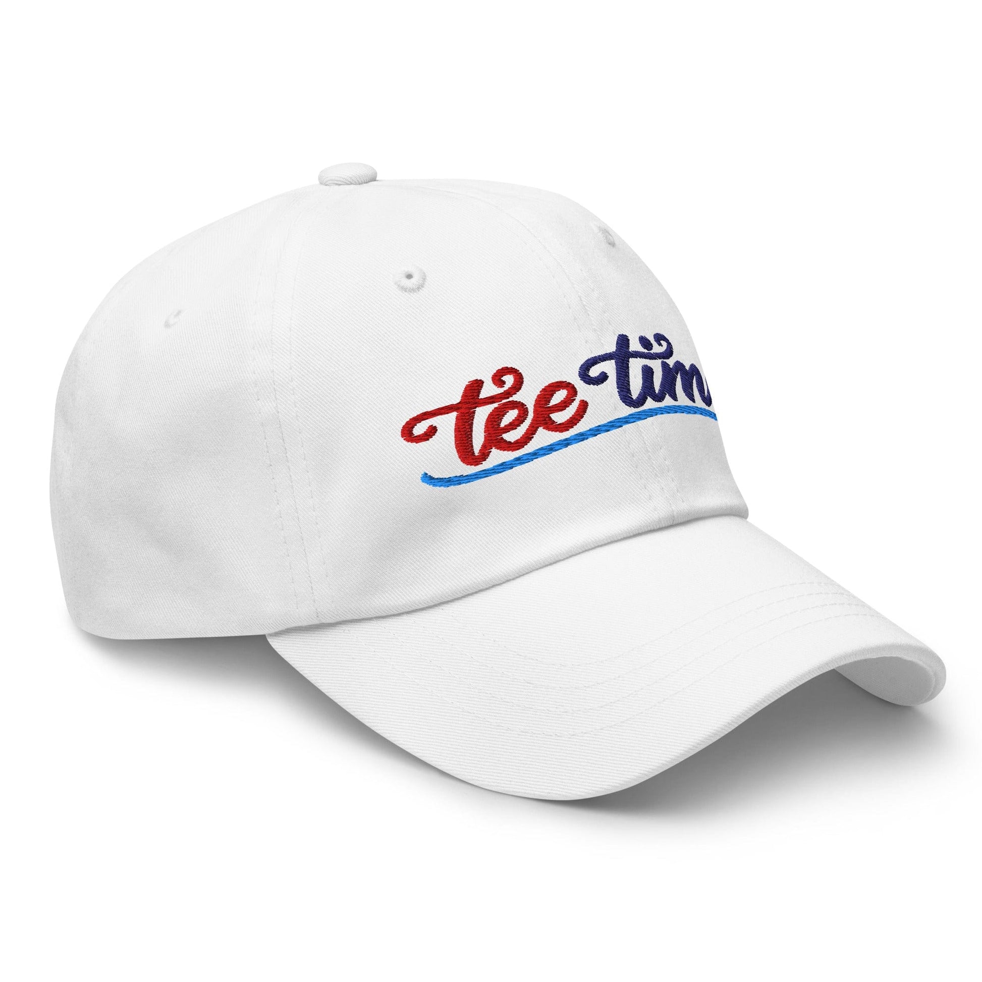 Tee Time Embroidered Golf Cap - Funny Golf Tee by Swing Epic