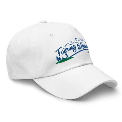Fairway to Heaven Embroidered Golf Cap - Funny Golf Tee by Swing Epic