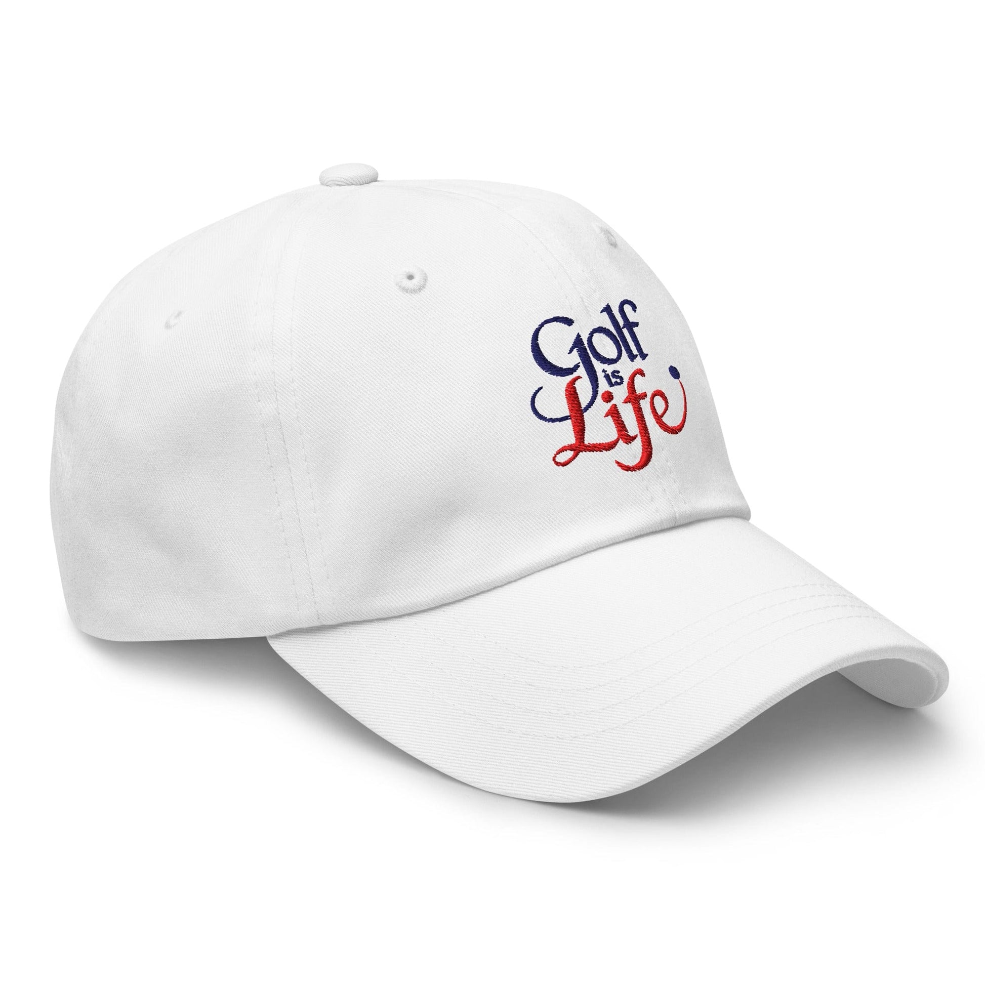 Golf is Life Embroidered Golf Cap - Funny Golf Tee by Swing Epic