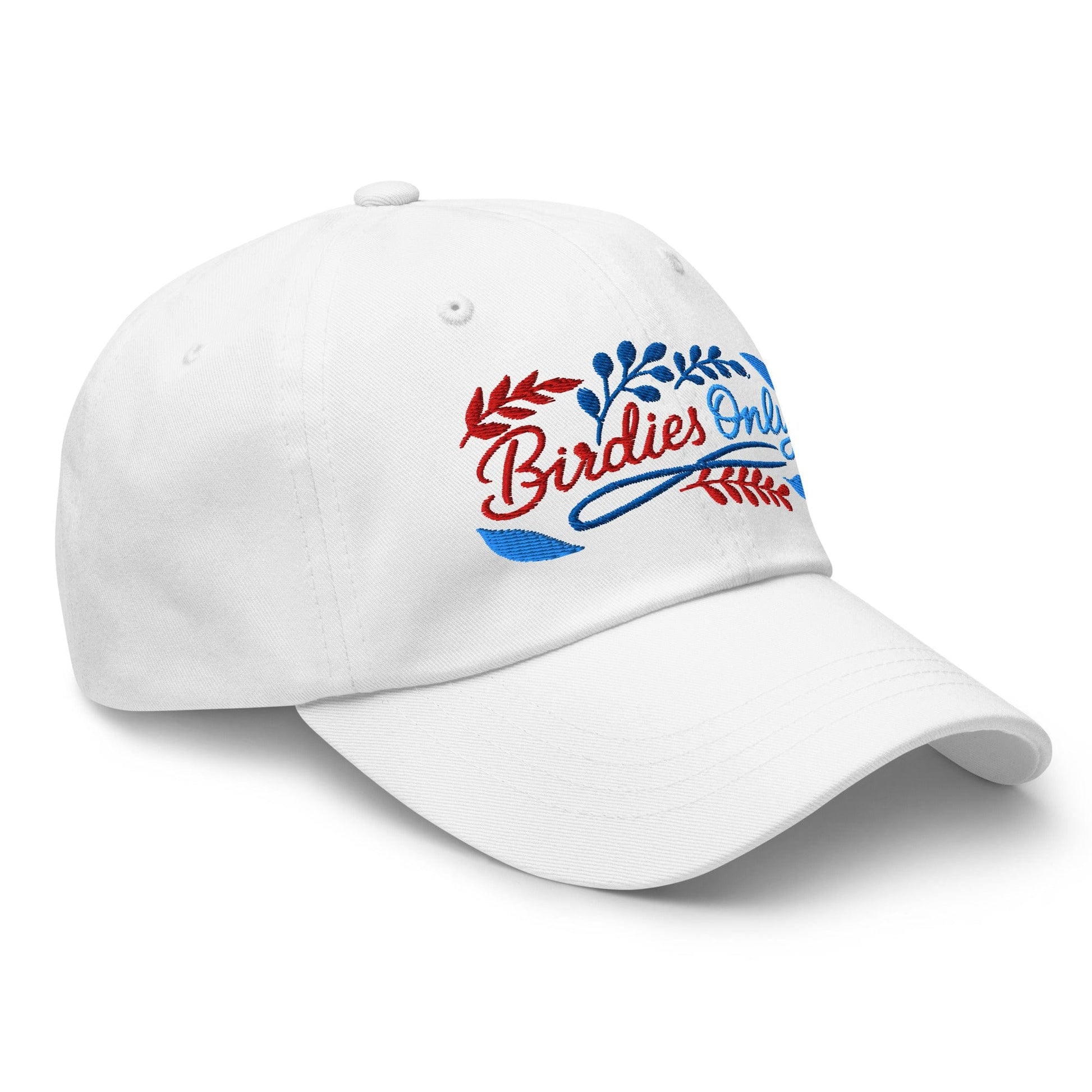 Birdies Only Fun Spirit Design Embroidered Golf Cap - Funny Golf Tee by Swing Epic