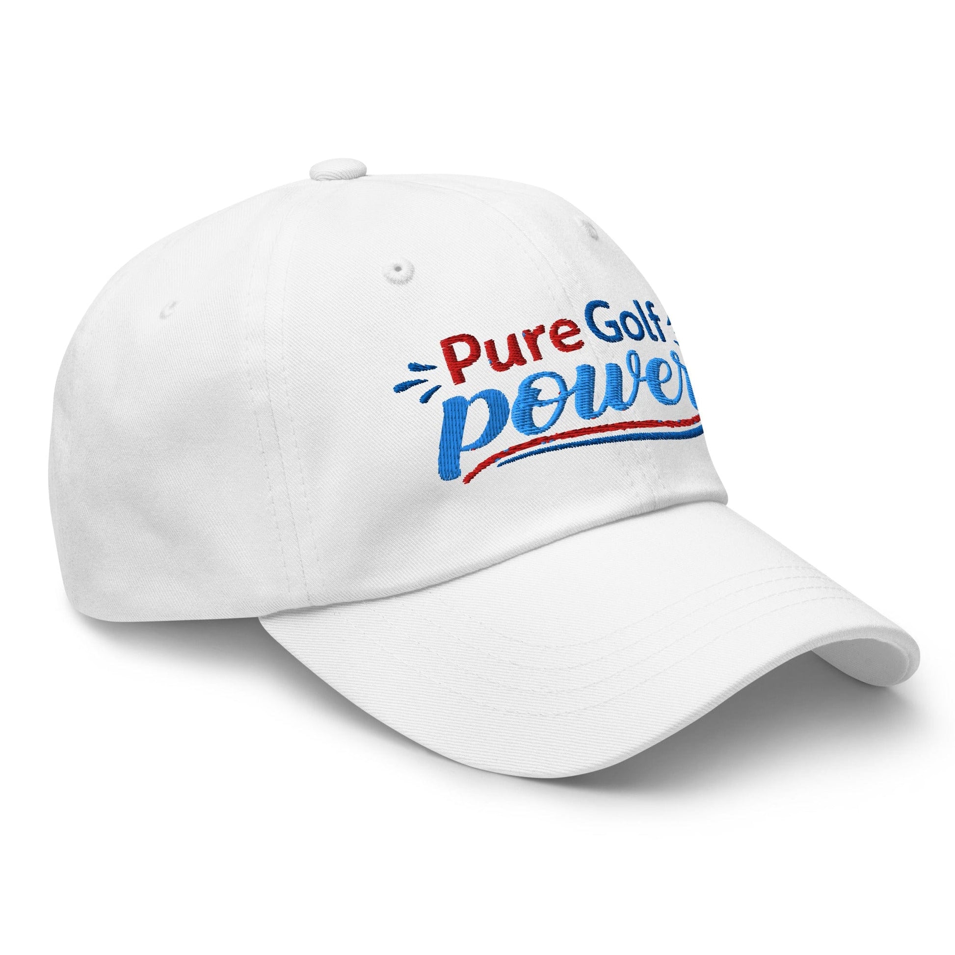 Pure Golf Power Embroidered Golf Cap - Funny Golf Tee by Swing Epic