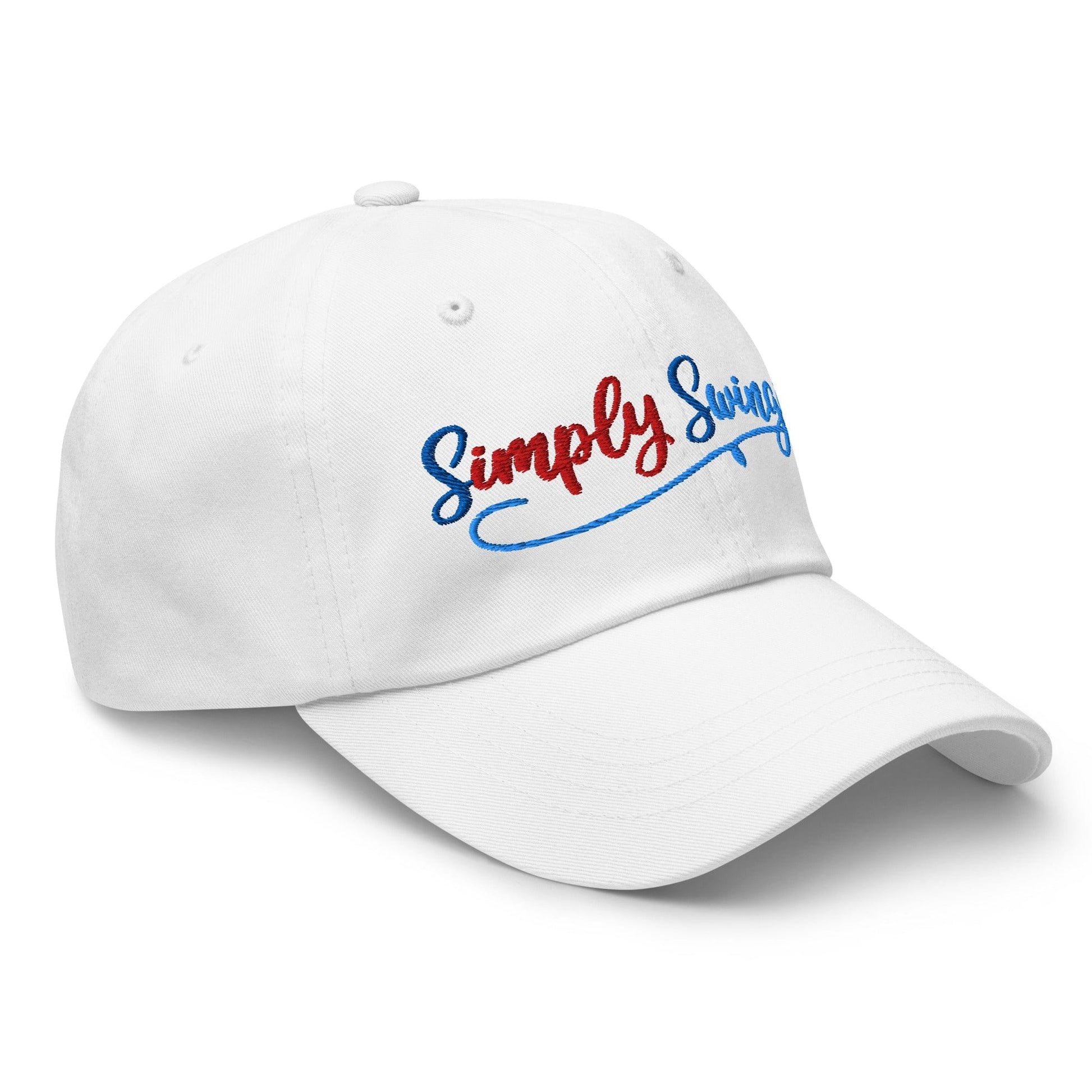 Simply Swinging Quirky Fun Embroidered Golf Cap - Funny Golf Tee by Swing Epic