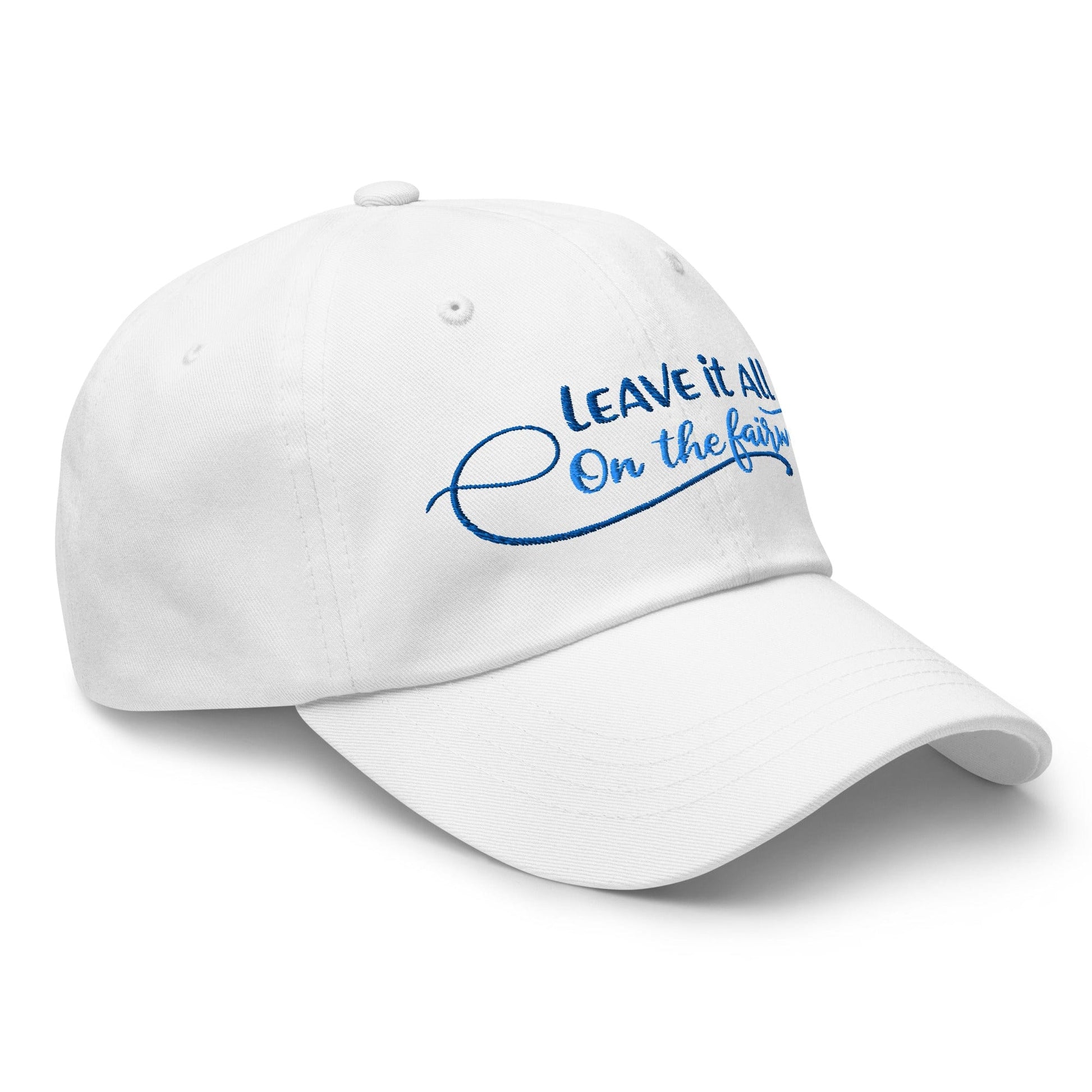 Leave it All on The Fairway Fun and Unique Embroidered Golf Cap - Funny Golf Tee by Swing Epic