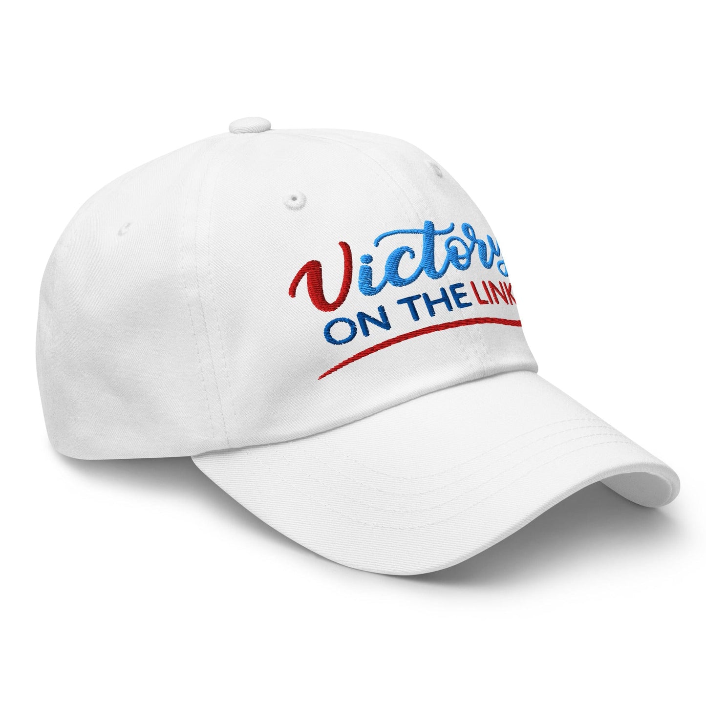 Victory on the Links Fun and Unique Embroidered Golf Cap - Funny Golf Tee by Swing Epic