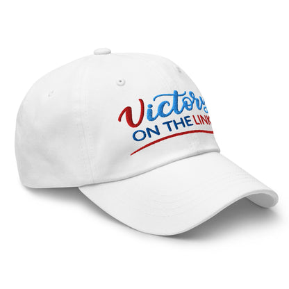 Victory on the Links Fun and Unique Embroidered Golf Cap - Funny Golf Tee by Swing Epic