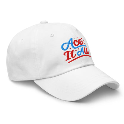 Ace It All Fun Embroidered Golf Cap - Funny Golf Tee by Swing Epic
