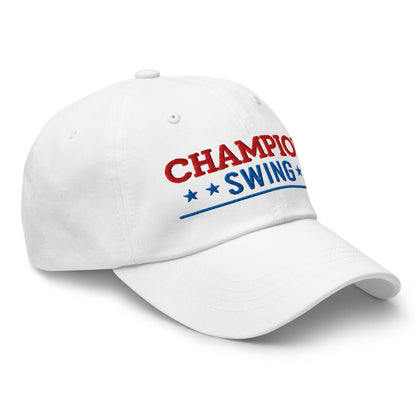 Champion Swing Star-Studded Fun Embroidered Golf Cap - Funny Golf Tee by Swing Epic