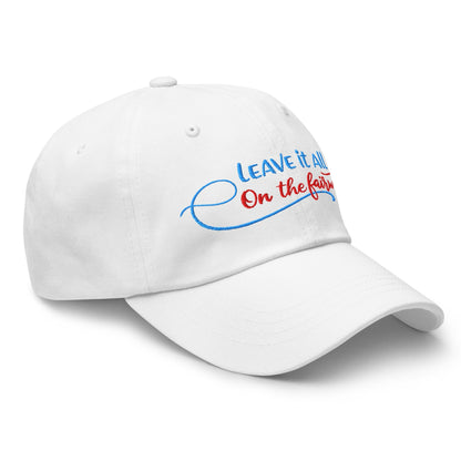 Leave it All on The Fairway Fun and Unique Embroidered Golf Cap - Funny Golf Tee by Swing Epic