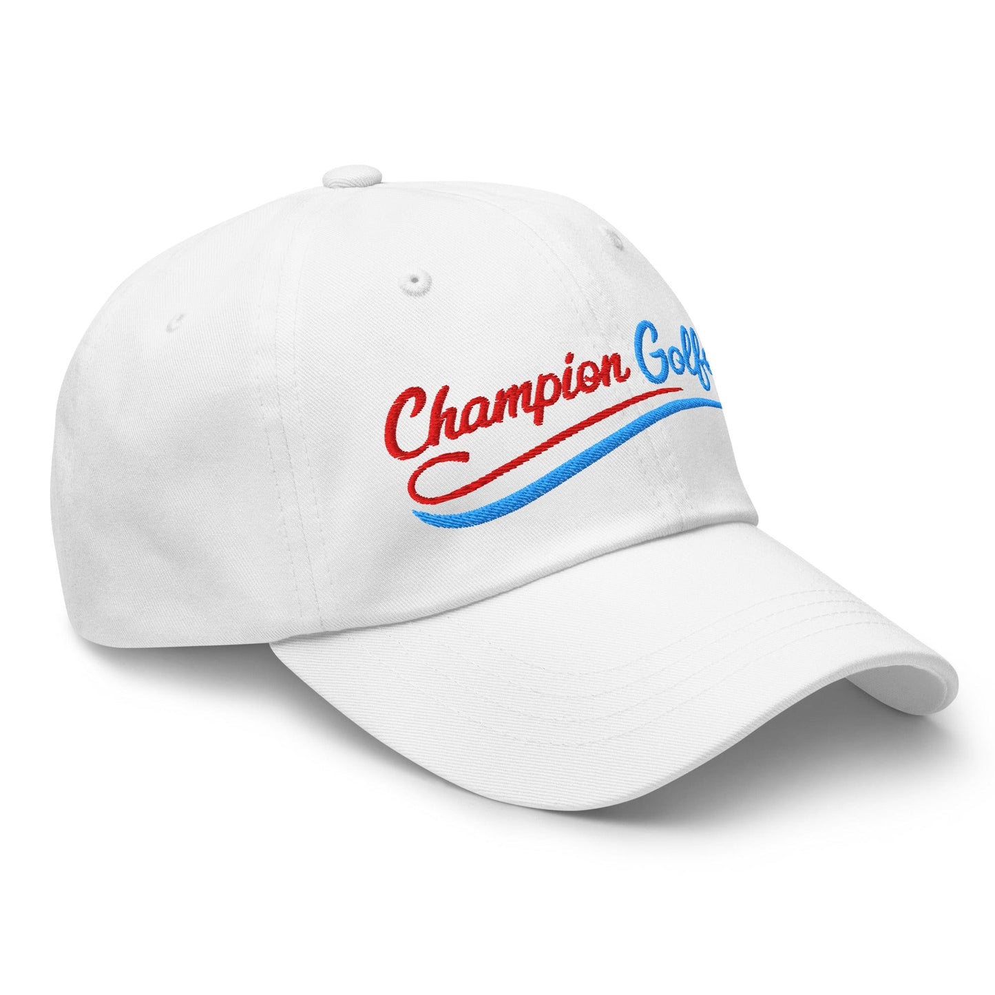 Champion Golfer Sparkling Star Fun Embroidered Golf Cap - Funny Golf Tee by Swing Epic