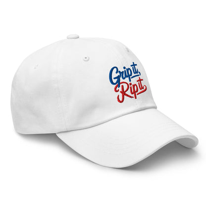 Grip it Rip it Quirky Fun Embroidered Golf Cap - Funny Golf Tee by Swing Epic