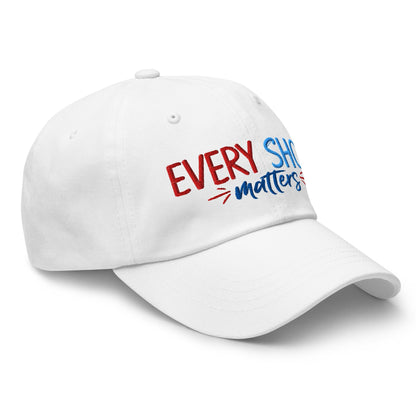 Every Shot Matters Embroidered Golf Cap - Funny Golf Tee by Swing Epic