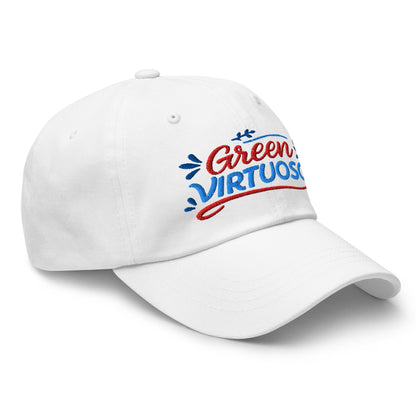 Green Virtuoso Masterpiece Design Embroidered Golf Cap - Funny Golf Tee by Swing Epic