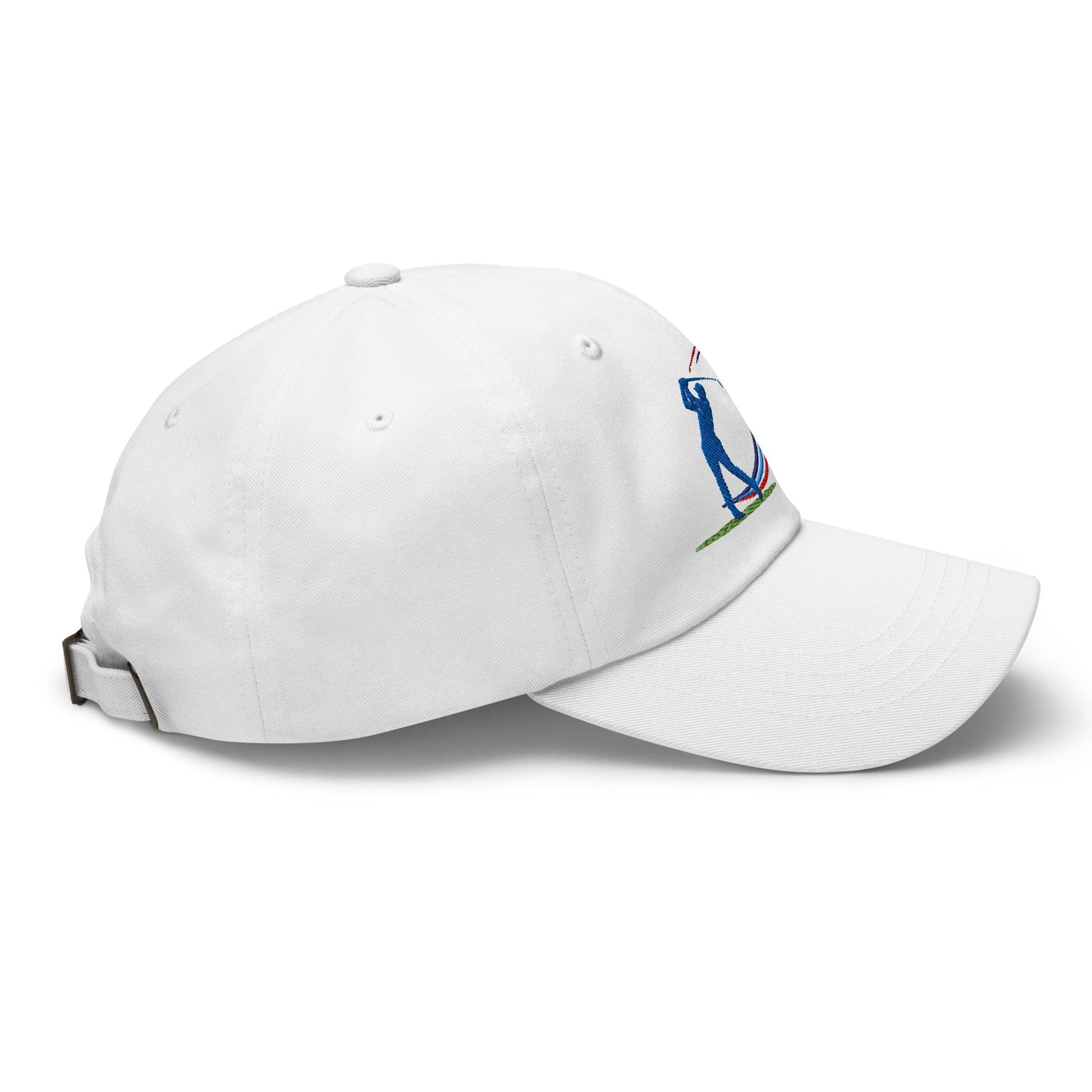 Swing Into Action Dynamic Design Embroidered Golf Cap - Funny Golf Tee by Swing Epic