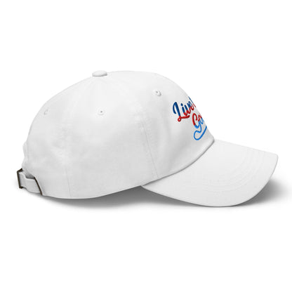 Live to Golf Fun Embroidered Golf Cap - Funny Golf Tee by Swing Epic