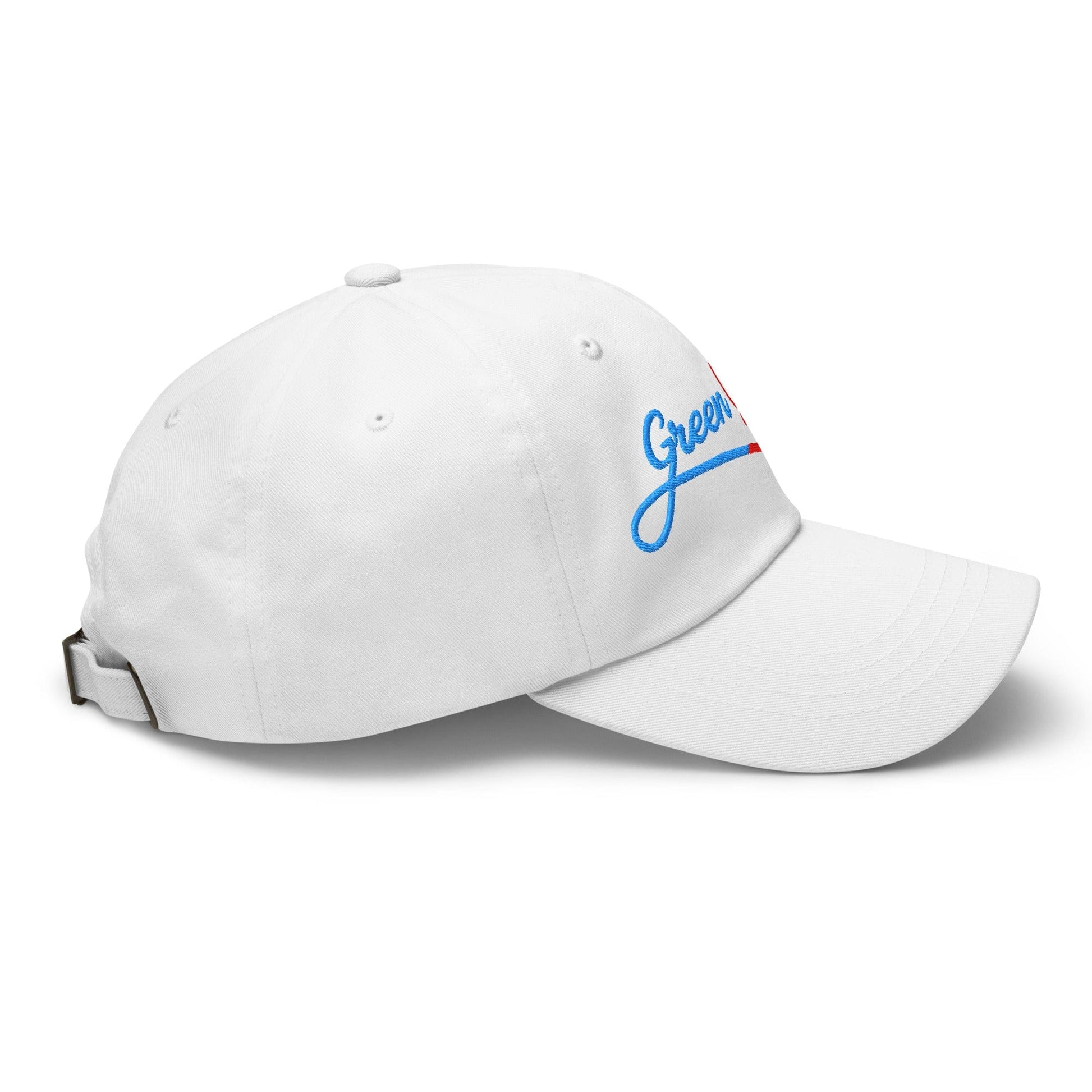 Green Glory Star Fun Floral Print Embroidered Golf Cap - Funny Golf Tee by Swing Epic