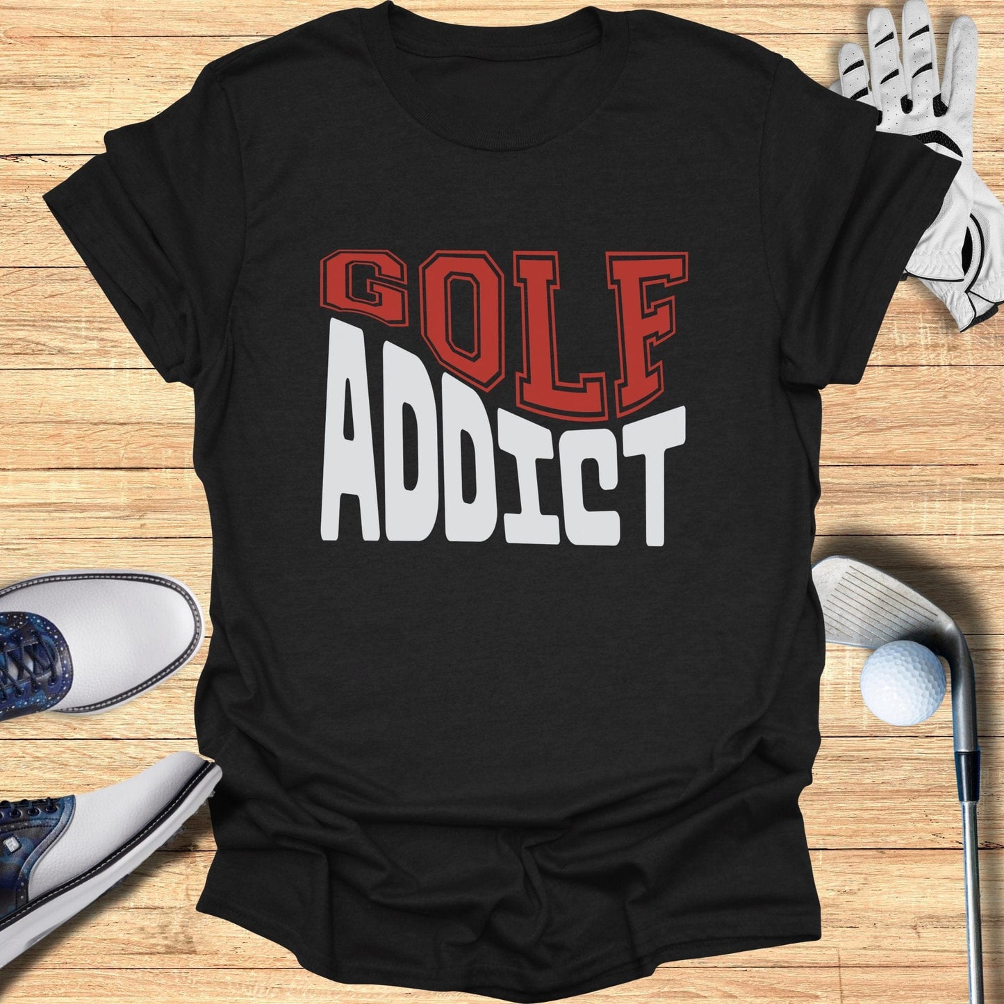 Golf Addict T-Shirt - Funny Golf Tee by Swing Epic
