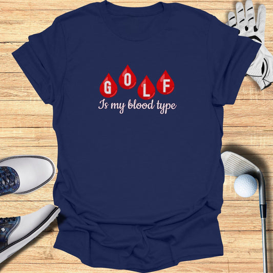 Golf In My Blood T-Shirt - Funny Golf Tee by Swing Epic