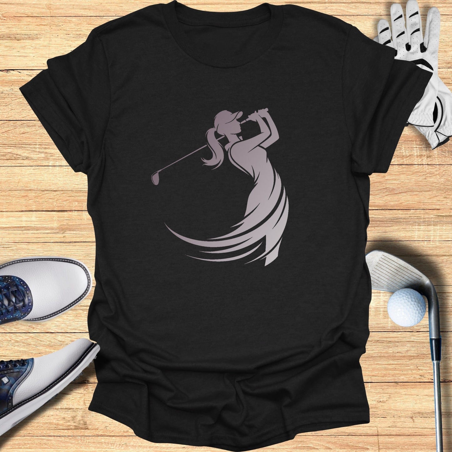 Swing Like a Woman T-Shirt - Funny Golf Tee by Swing Epic