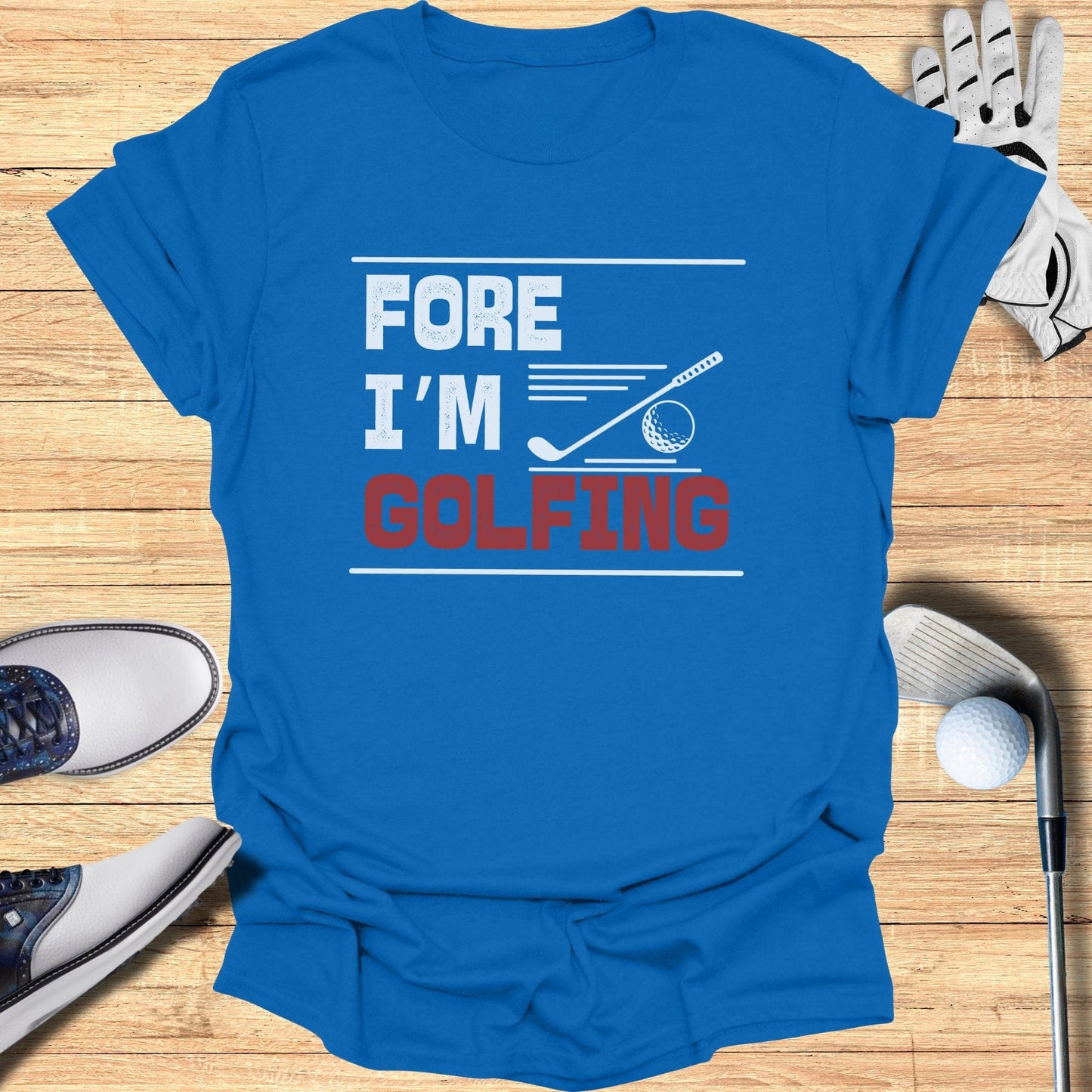 Fore I'm Golfing T-Shirt - Funny Golf Tee by Swing Epic