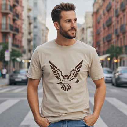 Bold Eagle Graphic Urban Fashion Statement Tee